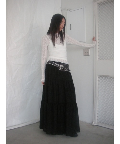 tシャツ 「DIDOT.」フラワーレースメロウTEE レディース DIDOT.】フラワーレースメロウTEE（Tシャツ/カットソー）｜Didot