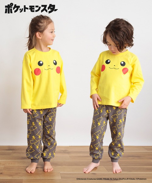 BRANSHES(ブランシェス)の「【ポケットモンスター】ルームウェア パジャマ(ルームウェア/パジャマ・キッズ・アイボリー/イエロー/ネイビー/グレー・100/130/140/110/120)」の13枚目の写真