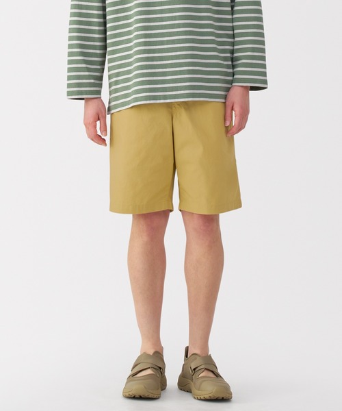 無印良品(ムジルシリョウヒン)の「紳士 洗いざらしブロードイージーショートパンツ(その他パンツ・メンズ・ライトグレー/チャコールグレー/ブラック/ライトベージュ/キャメル/ライトピンク/カーキ系/ネイビー・S/M/L/XL)」の7枚目の写真
