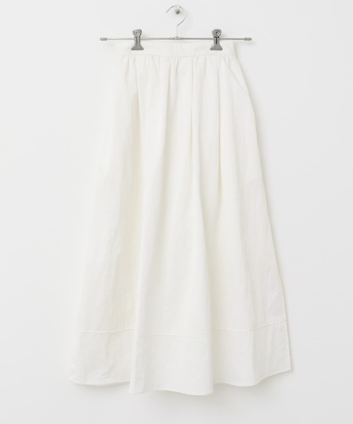 URBAN RESEARCH ROSSO WOMEN（アーバンリサーチ　ロッソ）の「スリットギャザースカート（スカート・レディース・ライトブルー/ホワイト/グリーン・FREE）」の19枚目の写真