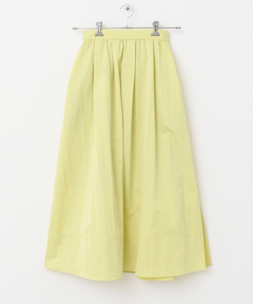URBAN RESEARCH ROSSO WOMEN（アーバンリサーチ　ロッソ）の「スリットギャザースカート（スカート・レディース・ライトブルー/ホワイト/グリーン・FREE）」の20枚目の写真