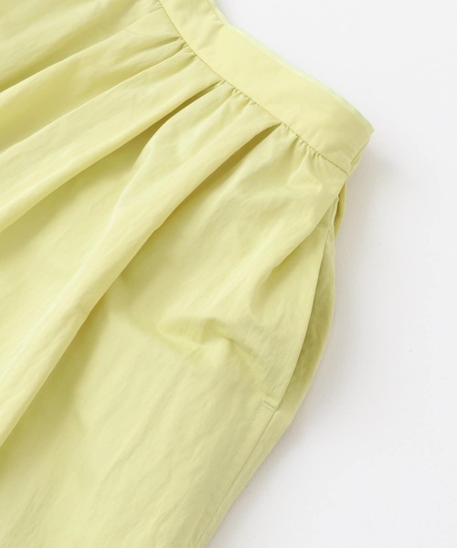 URBAN RESEARCH ROSSO WOMEN（アーバンリサーチ　ロッソ）の「スリットギャザースカート（スカート・レディース・ライトブルー/ホワイト/グリーン・FREE）」の16枚目の写真