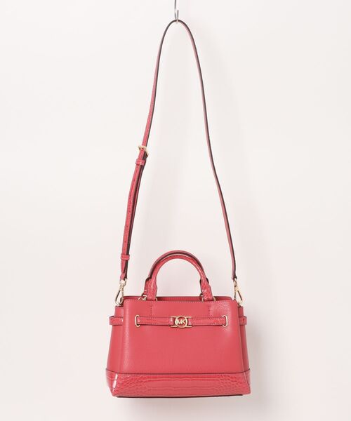 MICHAEL KORS(マイケルコース)の「REED センタージップ ベルテッド サッチェル スモール(ハンドバッグ・レディース・ピンク系・FREE)」の7枚目の写真