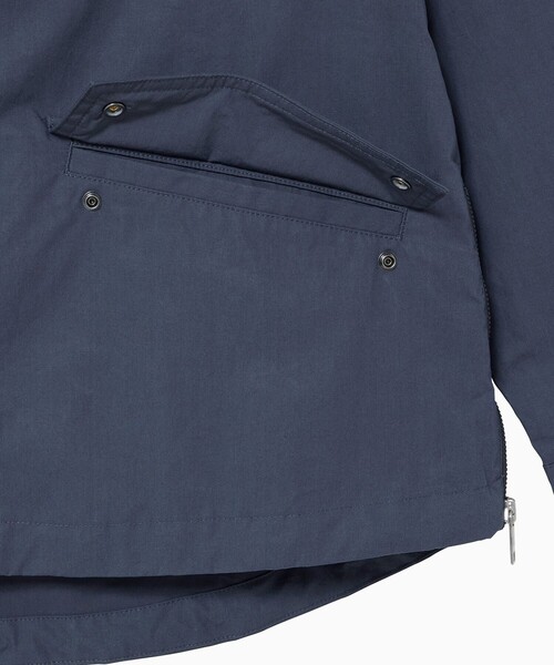 AIGLE(エーグル)の「UPF40 UVカット オーガニックコットン フーデッドジャケット(マウンテンパーカー・レディース・ダークブルー/ダークグリーン/オフホワイト・36/40/38)」の8枚目の写真