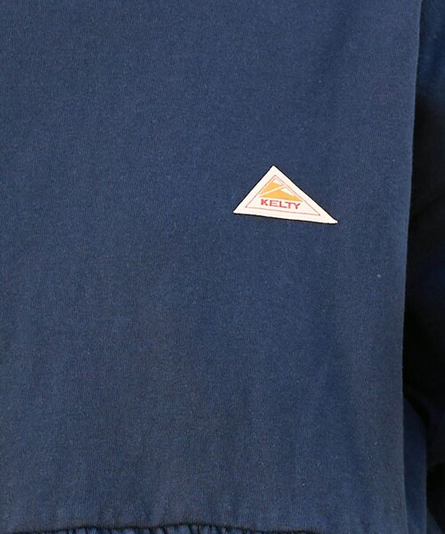 FREAK'S STORE（フリークスストア）の「限定展開 KELTY × FREAK'S STORE/ケルティ 別注 切り替え 半袖 チュニック（Tシャツ/カットソー・レディース・ブラック/杢グレー/オフホワイト/ネイビー/ベージュ・ﾌﾘ-）」の15枚目の写真