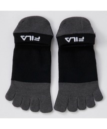 FILA GOLF（フィラゴルフ ）の「FILA GOLF/フィラ ゴルフ ゴルフアイテム ブランド ロゴ 吸汗速乾 滑り止め付き くるぶし 5本指 アンクルソックス 25cm 26cm 27cm（ソックス/靴下・メンズ）」