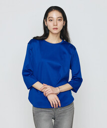 K.T KIYOKO TAKASE | FISCOスムース 七分袖Tシャツ(Tシャツ/カットソー)