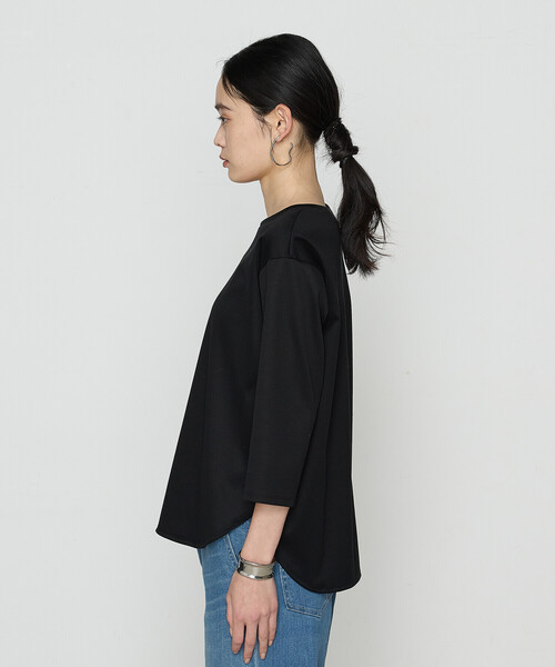 K.T KIYOKO TAKASE(キヨコタカセ)の「FISCOスムース 七分袖Tシャツ(Tシャツ/カットソー・レディース・ブラック/ホワイト/ロイヤルブルー・FREE)」の20枚目の写真