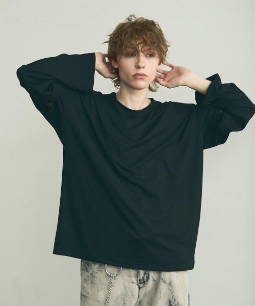 zozo完売品wish for ever リアルツリースウェット　ブラック セール】rehacer : Heavy Weigt Half Bottleneck L/S with