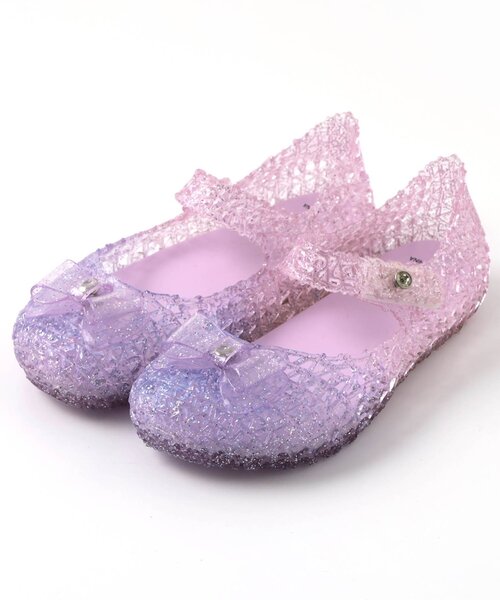 apres les cours（アプレレクール）の「リボンジェリーパンプス（サンダル・キッズ・ラベンダー/サックスブルー/サーモンピンク・14/15 /16/17/18/19）」の4枚目の写真