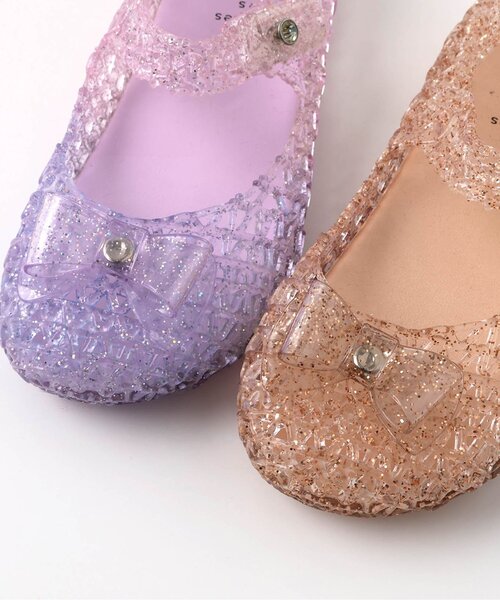 apres les cours（アプレレクール）の「リボンジェリーパンプス（サンダル・キッズ・ラベンダー/サックスブルー/サーモンピンク・14/15 /16/17/18/19）」の7枚目の写真