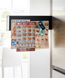 tower（タワー）の「【tower】山崎実業 マグネット冷蔵庫横隠せるスライドスチールパネル（キッチン収納）」