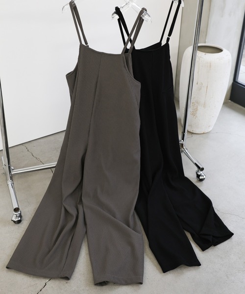 リラックスリブサロペット（つなぎ/オールインワン）｜select MOCA