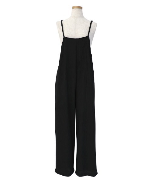 セール】リラックスリブサロペット（つなぎ/オールインワン）｜select