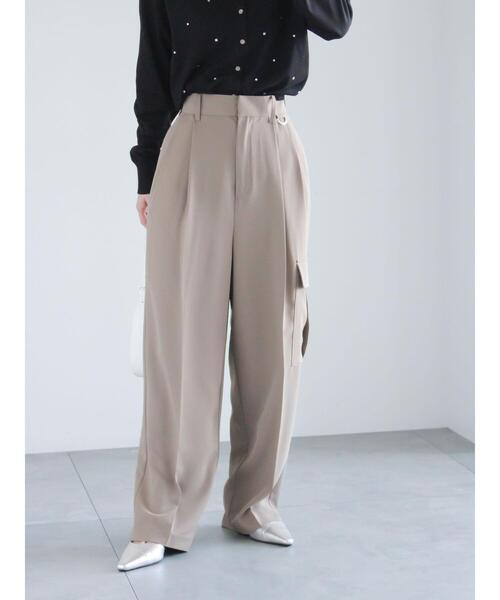 Te chichi(テチチ)の「ドレープカーゴスラックス《2025spring catalog item》(その他パンツ・レディース・オフホワイト/カーキ/チャコールグレー・F)」の19枚目の写真
