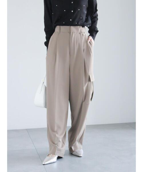 Te chichi(テチチ)の「ドレープカーゴスラックス《2025spring catalog item》(その他パンツ・レディース・オフホワイト/カーキ/チャコールグレー・F)」の20枚目の写真