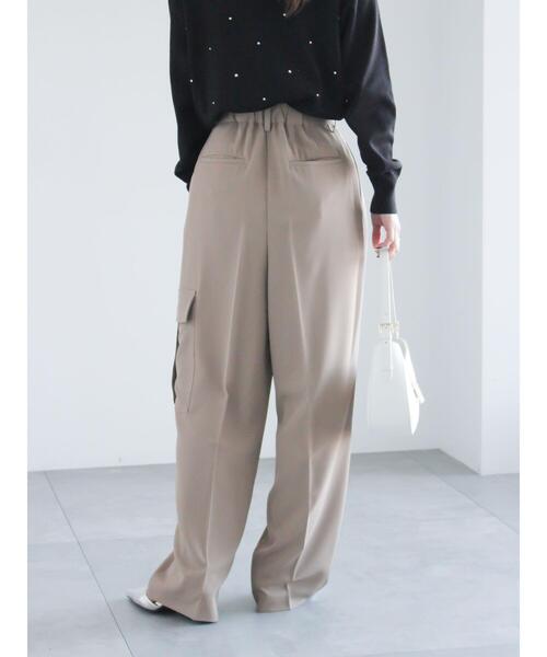 Te chichi(テチチ)の「ドレープカーゴスラックス《2025spring catalog item》(その他パンツ・レディース・オフホワイト/カーキ/チャコールグレー・F)」の21枚目の写真