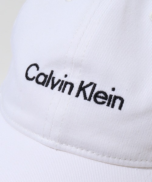 Calvin Klein(カルバン・クライン)の「【Calvin Klein/カルバンクライン】6 PANEL STANDARD LOGO BASEBALL CAP/スタンダードロゴ コットンツイルキャップ(キャップ・メンズ・ホワイト/ブラック/カーキ/ブラック系1・ONE SIZE)」の9枚目の写真