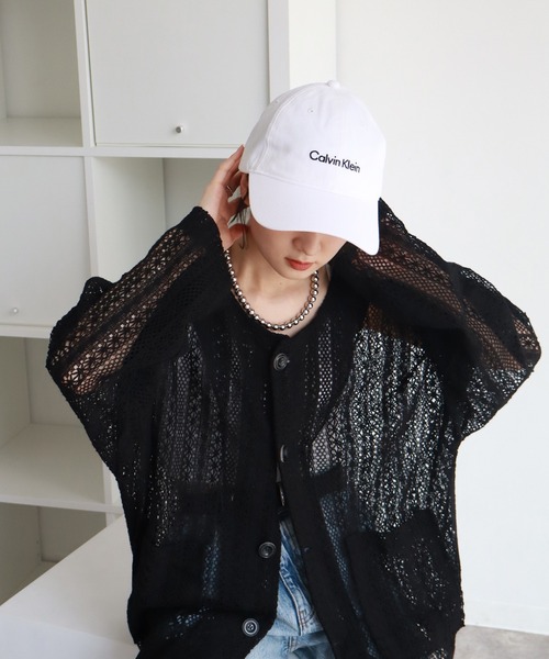 Calvin Klein(カルバン・クライン)の「【Calvin Klein/カルバンクライン】6 PANEL STANDARD LOGO BASEBALL CAP/スタンダードロゴ コットンツイルキャップ(キャップ・メンズ・ホワイト/ブラック/カーキ/ブラック系1・ONE SIZE)」の7枚目の写真