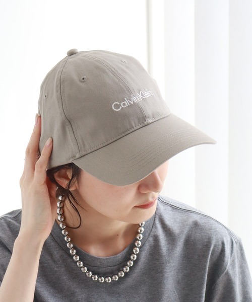Calvin Klein(カルバン・クライン)の「【Calvin Klein/カルバンクライン】6 PANEL STANDARD LOGO BASEBALL CAP/スタンダードロゴ コットンツイルキャップ(キャップ・メンズ・ホワイト/ブラック/カーキ/ブラック系1・ONE SIZE)」の12枚目の写真