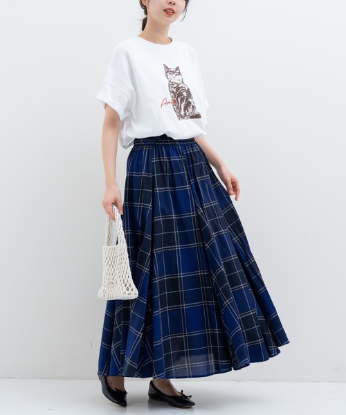 refinedworks(リファインドワークス)の「【refinedworks】レトロ 可愛い 猫 ちゃん がモチーフ となった Tシャツ(Tシャツ/カットソー・レディース・グレイッシュベージュ/ブラウン/ミント・FREE)」の17枚目の写真
