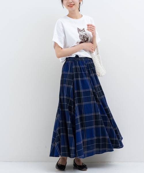 refinedworks(リファインドワークス)の「【refinedworks】レトロ 可愛い 猫 ちゃん がモチーフ となった Tシャツ(Tシャツ/カットソー・レディース・グレイッシュベージュ/ブラウン/ミント・FREE)」の20枚目の写真