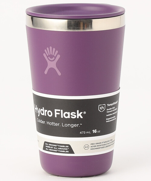 HYDRO FLASK(ハイドロフラスク)の「Hydro Flask/ハイドロフラスク 16 oz All Around Tumbler(水筒・メンズ・ライトピンク/ブルーグリーン/サックスブルー/ピンク/ワインレッド/ブラック/オリーブ/ホワイト/ライトグレー/ベージュ/ダークグレー/パープル/オレンジ/オフホワイト・ONE SIZE)」の10枚目の写真