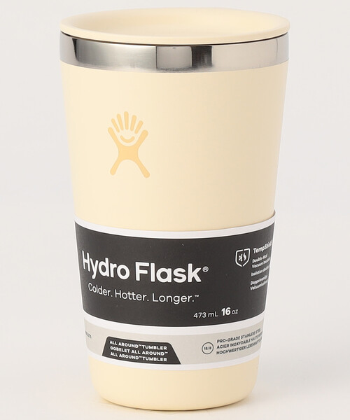 HYDRO FLASK(ハイドロフラスク)の「Hydro Flask/ハイドロフラスク 16 oz All Around Tumbler(水筒・メンズ・ライトピンク/ブルーグリーン/サックスブルー/ピンク/ワインレッド/ブラック/オリーブ/ホワイト/ライトグレー/ベージュ/ダークグレー/パープル/オレンジ/オフホワイト・ONE SIZE)」の2枚目の写真