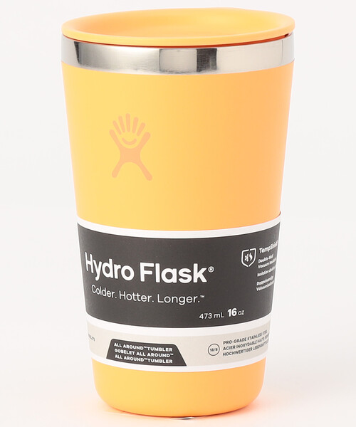 HYDRO FLASK(ハイドロフラスク)の「Hydro Flask/ハイドロフラスク 16 oz All Around Tumbler(水筒・メンズ・ライトピンク/ブルーグリーン/サックスブルー/ピンク/ワインレッド/ブラック/オリーブ/ホワイト/ライトグレー/ベージュ/ダークグレー/パープル/オレンジ/オフホワイト・ONE SIZE)」の14枚目の写真