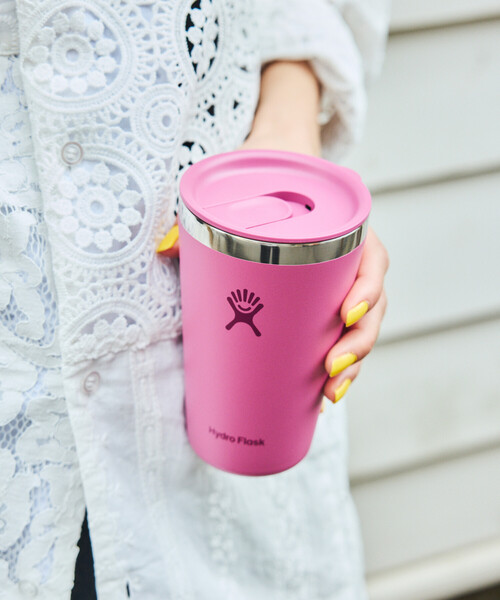 HYDRO FLASK(ハイドロフラスク)の「Hydro Flask/ハイドロフラスク 16 oz All Around Tumbler(水筒・メンズ・ライトピンク/ブルーグリーン/サックスブルー/ピンク/ワインレッド/ブラック/オリーブ/ホワイト/ライトグレー/ベージュ/ダークグレー/パープル/オレンジ/オフホワイト・ONE SIZE)」の13枚目の写真