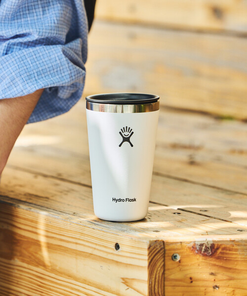 HYDRO FLASK(ハイドロフラスク)の「Hydro Flask/ハイドロフラスク 16 oz All Around Tumbler(水筒・メンズ・ライトピンク/ブルーグリーン/サックスブルー/ピンク/ワインレッド/ブラック/オリーブ/ホワイト/ライトグレー/ベージュ/ダークグレー/パープル/オレンジ/オフホワイト・ONE SIZE)」の22枚目の写真