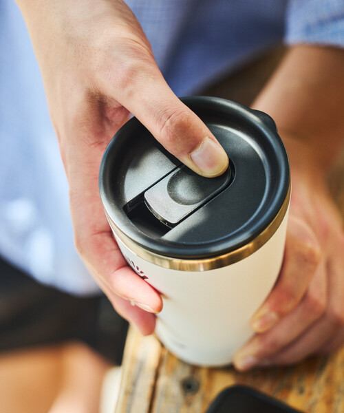 HYDRO FLASK(ハイドロフラスク)の「Hydro Flask/ハイドロフラスク 16 oz All Around Tumbler(水筒・メンズ・ライトピンク/ブルーグリーン/サックスブルー/ピンク/ワインレッド/ブラック/オリーブ/ホワイト/ライトグレー/ベージュ/ダークグレー/パープル/オレンジ/オフホワイト・ONE SIZE)」の15枚目の写真