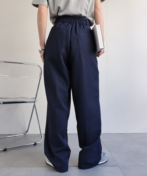 【ネット限定】 セール】【セットアップ対応】麻ライクタックワイドパンツ スノーボード