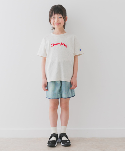 Champion（チャンピオン）の「『別注』Champion×DOOORS　チェーンステッチロゴTシャツ(KIDS)（Tシャツ/カットソー・キッズ・ベージュ系その他/オフホワイト・105/135/120）」の20枚目の写真