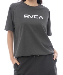 RVCA レディース RVCA SPORT SS TEE Tシャツ 【2025年春夏モデル】/ルーカセットアップ対応ドローコード付き半袖Tシャツ