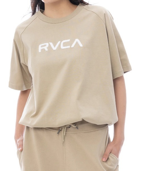 RVCA(ルーカ)の「RVCA レディース RVCA SPORT SS TEE Tシャツ 【2025年春夏モデル】/ルーカセットアップ対応ドローコード付き半袖Tシャツ(Tシャツ/カットソー・レディース・ブラック系その他/ホワイト/カーキ・LARGE/MEDIUM/SMALL)」の9枚目の写真