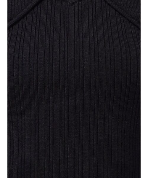 MURUA（ムルーア）の「ストリングタイニット（ニット/セーター・レディース・ベージュ/ブラック/ブルー/グレー・FREE）」の8枚目の写真