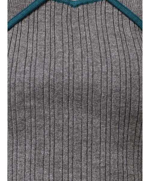 MURUA（ムルーア）の「ストリングタイニット（ニット/セーター・レディース・ベージュ/ブラック/ブルー/グレー・FREE）」の5枚目の写真