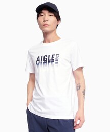 AIGLE（エーグル）の「吸水速乾 グラフィックロゴプリント 半袖Tシャツ（Tシャツ/カットソー）」