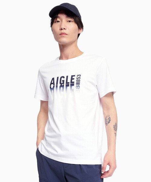 【関送無料】 大人気 HUGO Nimper ロゴ 半袖 Tシャツ HUGO BOSS (ヒューゴボス) ロゴプリント クルーネック 半袖 T
