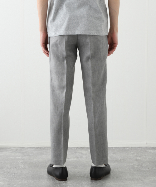 BRIGLIA 1949（ブリリア）の「BRIGLIA(ブリリア)Wimbledon Reda Active Linen Easy（スラックス・メンズ・ベージュ/ネイビー/グレー・48/46/44）」の6枚目の写真