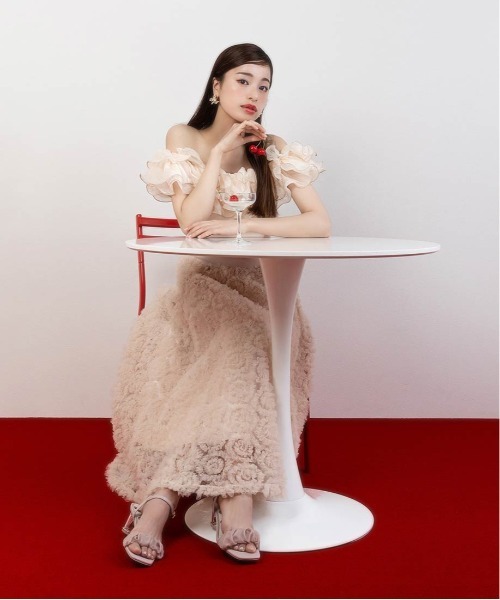 Cherry Collection】チェリーヒールストラップサンダル