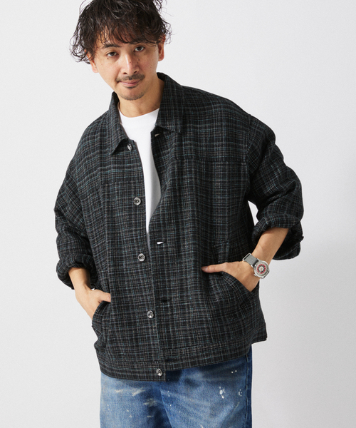 JOURNAL STANDARD relume トラッカー シャツ ブルゾン セール】European Flax / ヨーロピアン フラックス トラッカー
