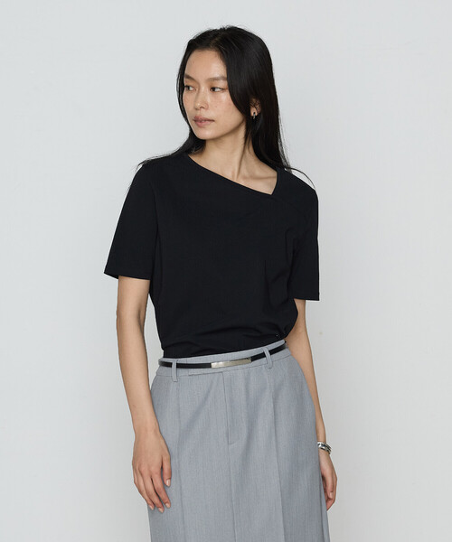 COMME CA(コムサ)の「TCポンチ カットソー(Tシャツ/カットソー・レディース・ホワイト/グレー/ブラック・9号/11号)」の3枚目の写真