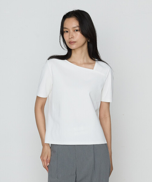 COMME CA(コムサ)の「TCポンチ カットソー(Tシャツ/カットソー・レディース・ホワイト/グレー/ブラック・9号/11号)」の7枚目の写真