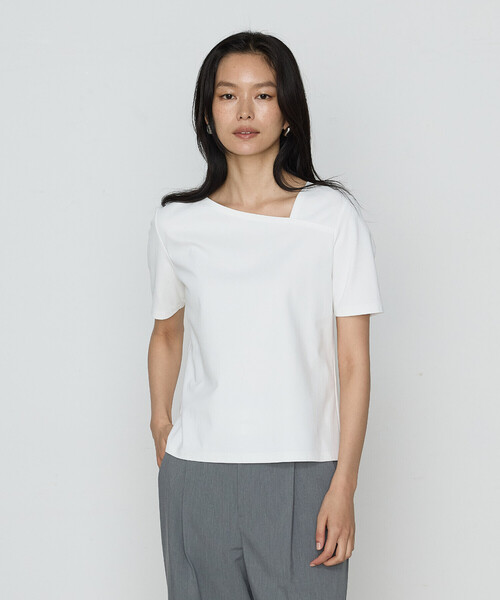 COMME CA(コムサ)の「TCポンチ カットソー(Tシャツ/カットソー・レディース・ホワイト/グレー/ブラック・9号/11号)」の8枚目の写真