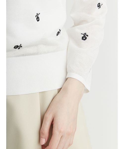 フラワーエンブロイダリーカーディガン（カーディガン/ボレロ