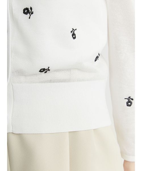 celford セルフォード 限定カラー フラワーエンブロイダリーカーディガン フラワーエンブロイダリーカーディガン（カーディガン