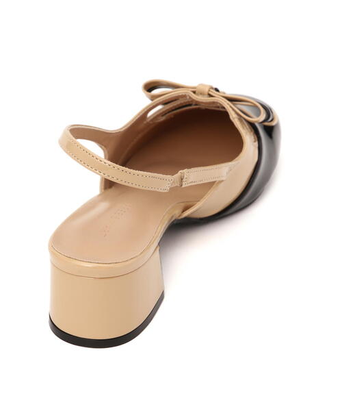 FREE'S MART（フリーズマート）の「バイカラーリボンパンプス（パンプス・レディース・ベージュ/ホワイト/ブラック・MEDIUM/SMALL）」の13枚目の写真