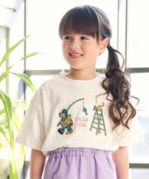 【ジュニア対応】ステッチワーク 半袖Tシャツ